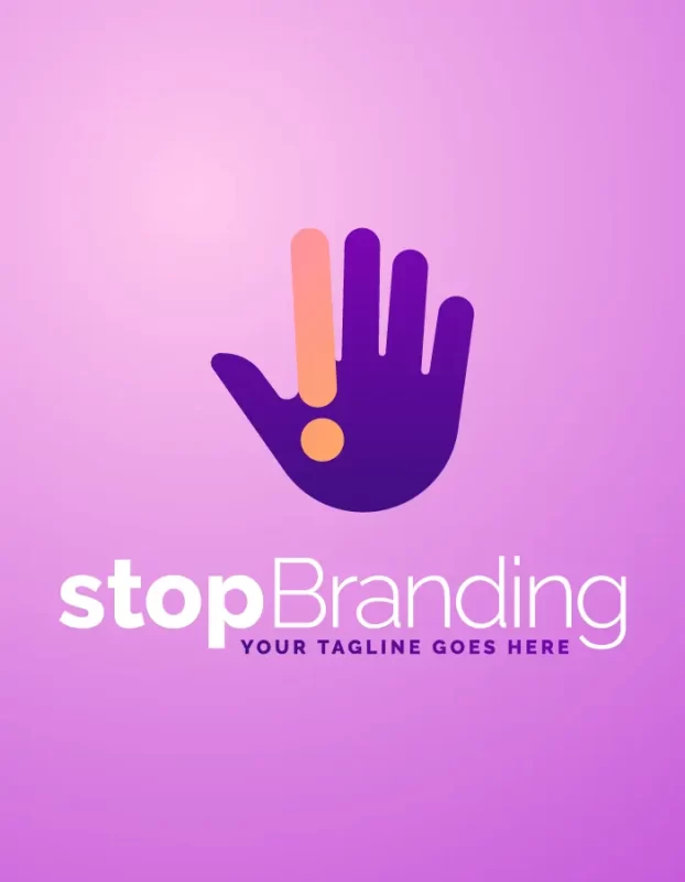 internet-safety-hand-stop-exclamation-logo